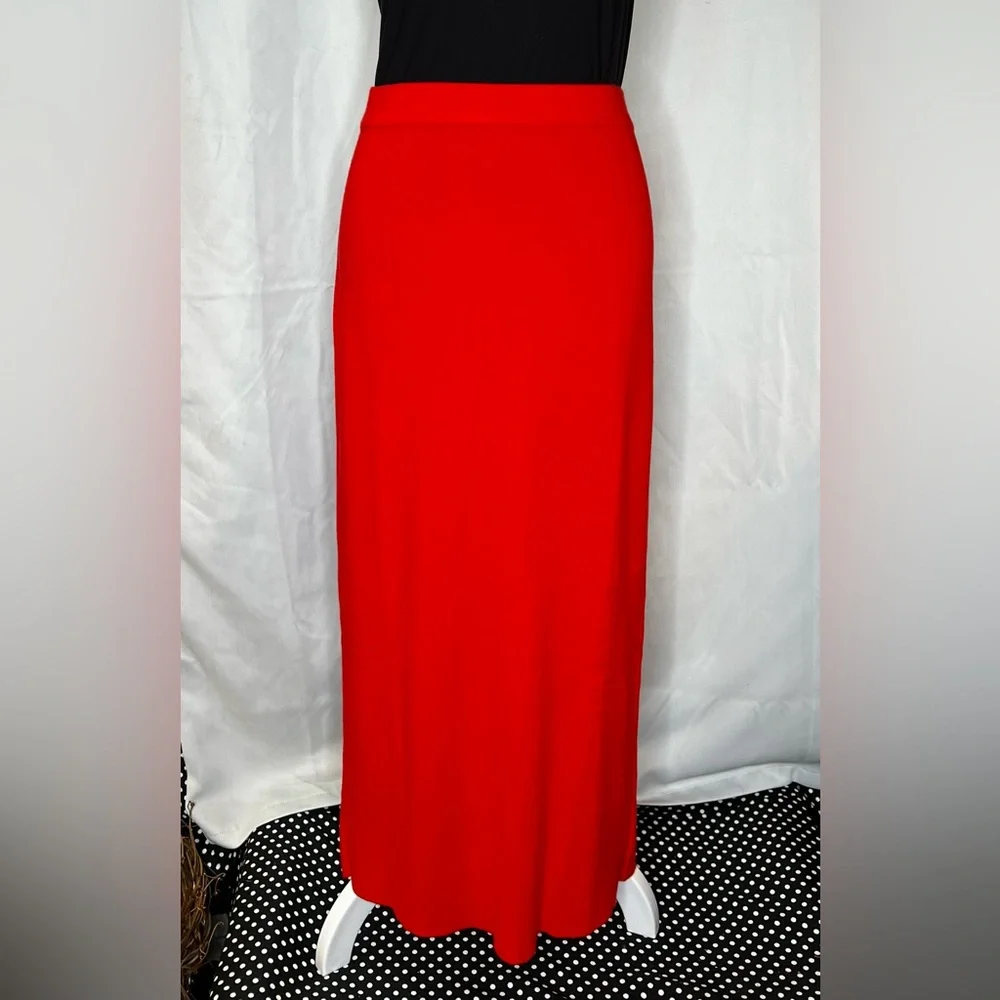 NWT Gretchen Scott Slimming Red Sailor Skirt Size Lg - Picture 3 of 15